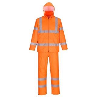 Portwest H448 - Hi-Vis Packaway Rainsuit 200g